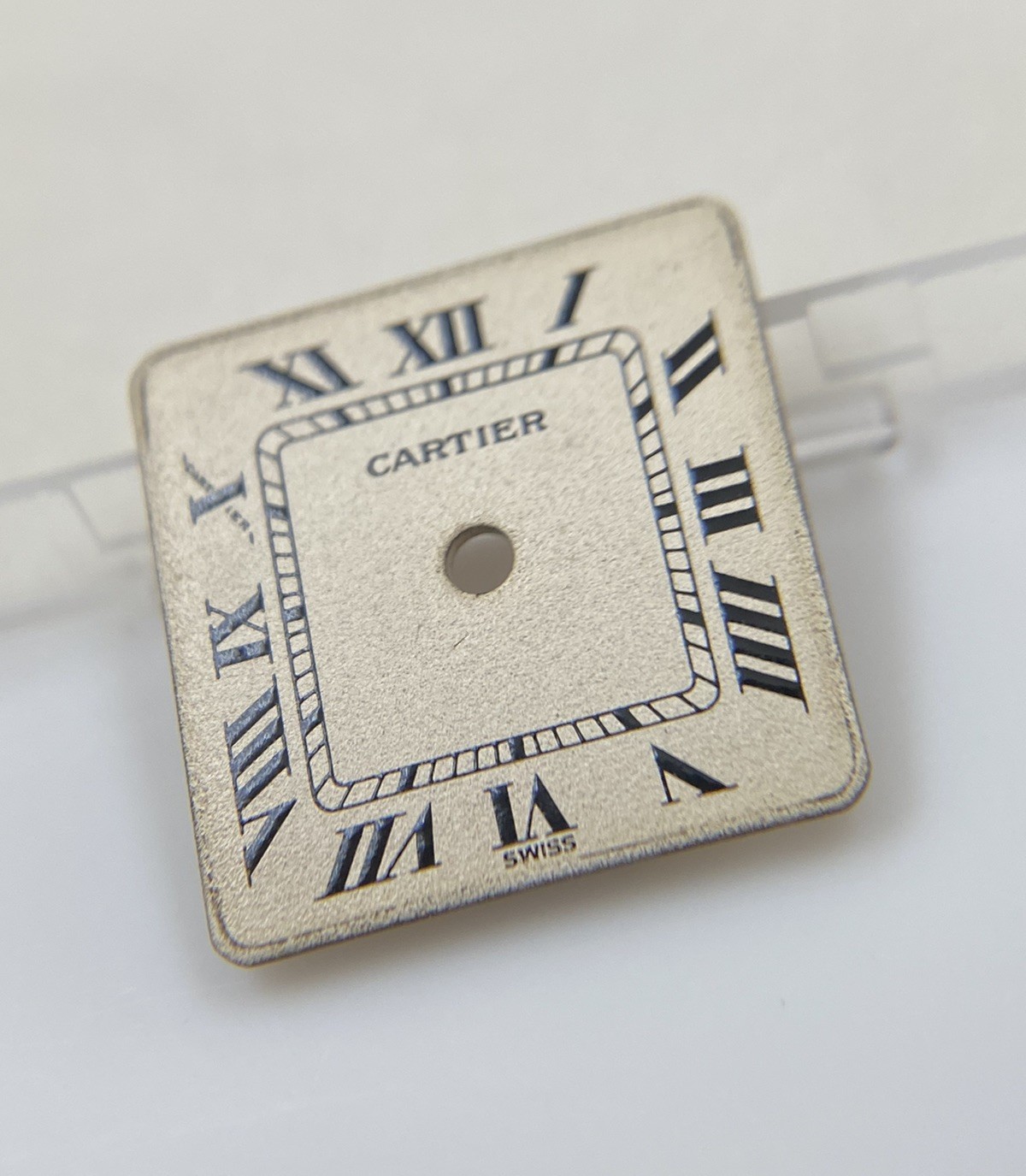 Original Cartier Santos Galbée WC20012C4 Ivory Roman Ladies Cal 157Dial VA100012