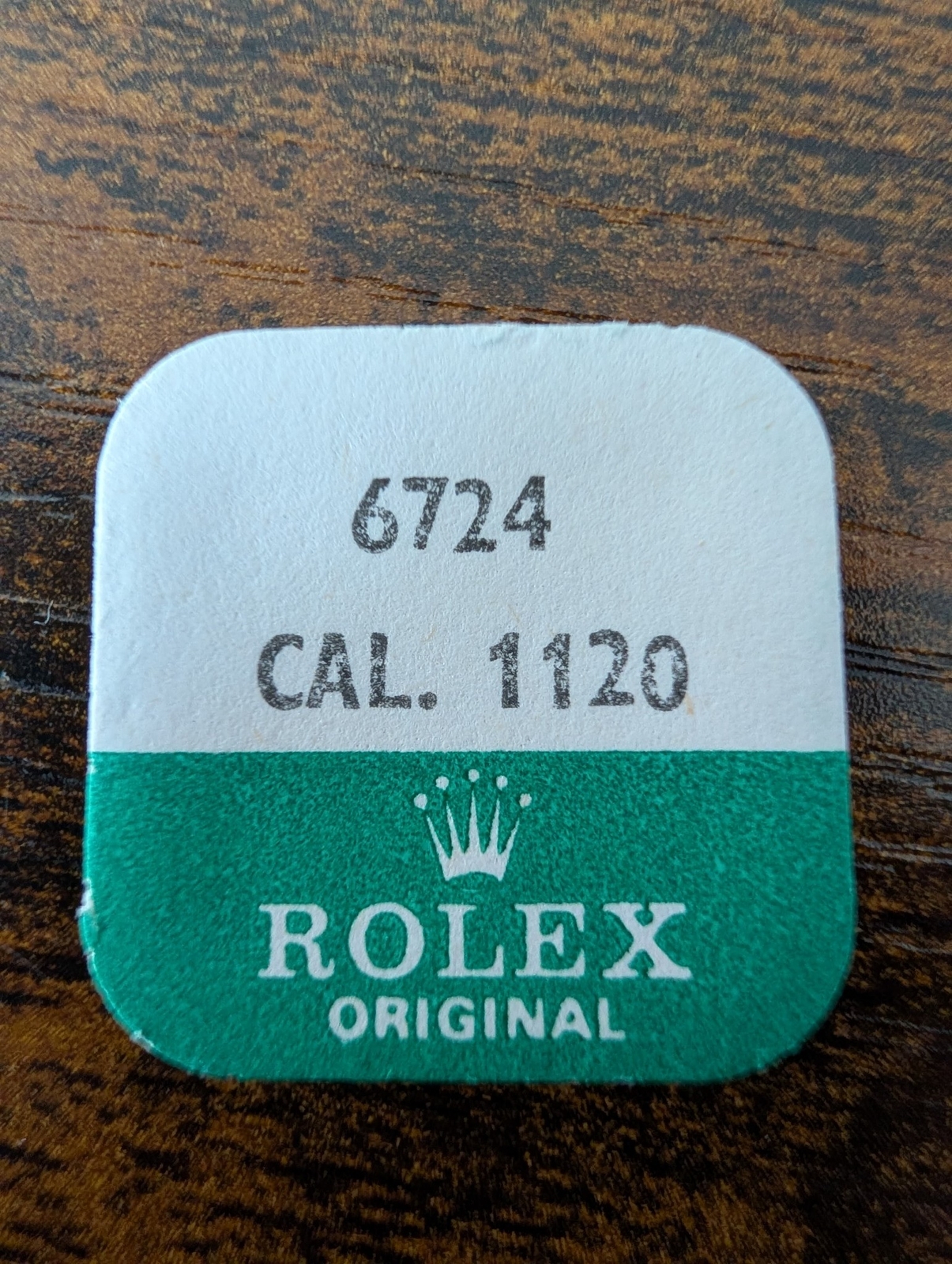 ROLEX-SET OF SCREWS-FACTORY SEALED-CAL 1120 PART 6724