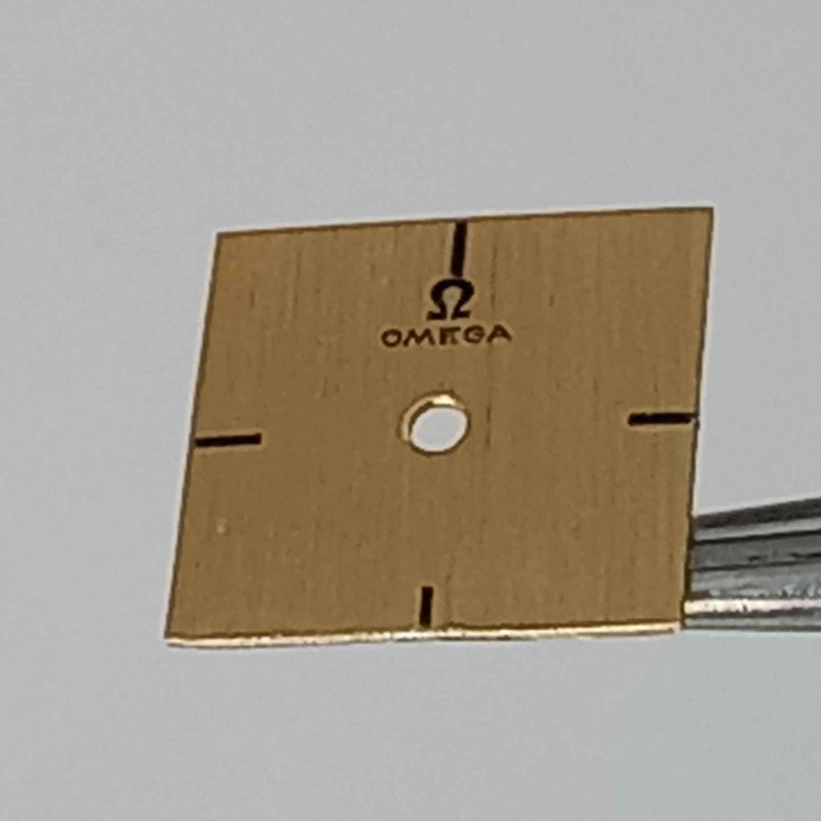 Vintage Omega Ref. 511.128 Dial – 18K Solid Gold – 12mm Square – Cal. 650
