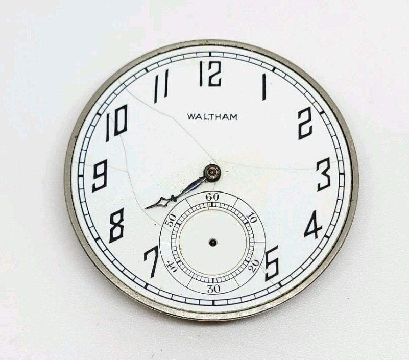 1908 Waltham Model 1894 Grade No. 220 15J 12s Pocket Watch Movement For Repair
