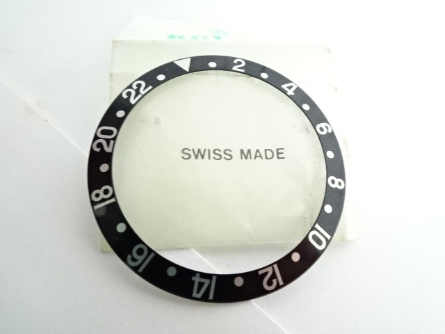Genuine ROLEX GMT Master BLACK Inlay Bezel 16710 16700 16760 Insert new Conditio