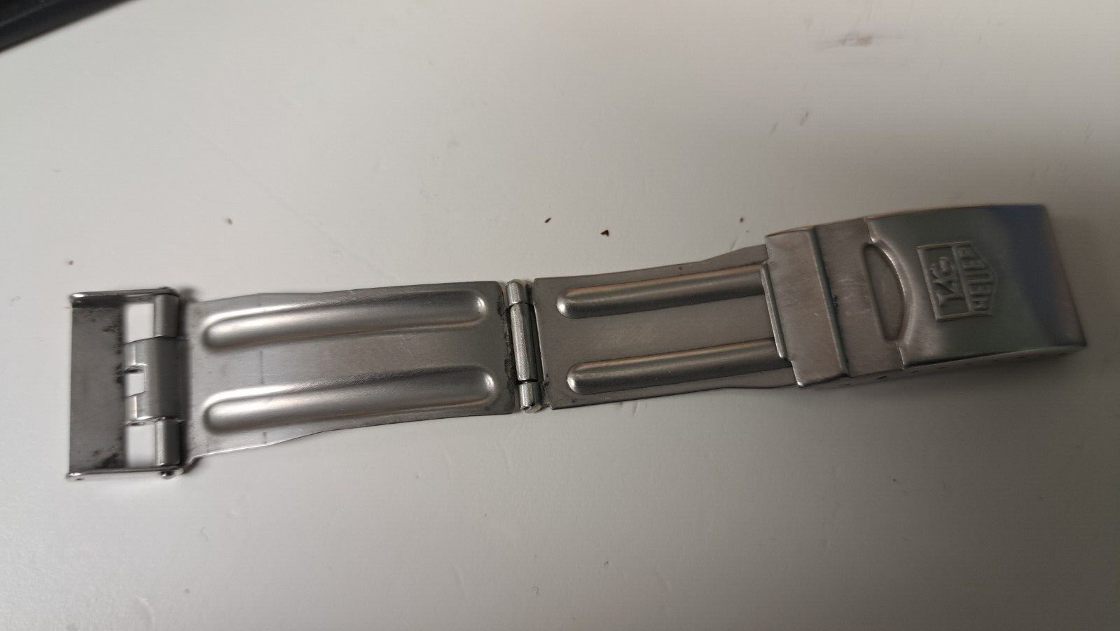 Tag Heuer clasp buckle S/S, approx 18.6mm diameter of pin/clasp