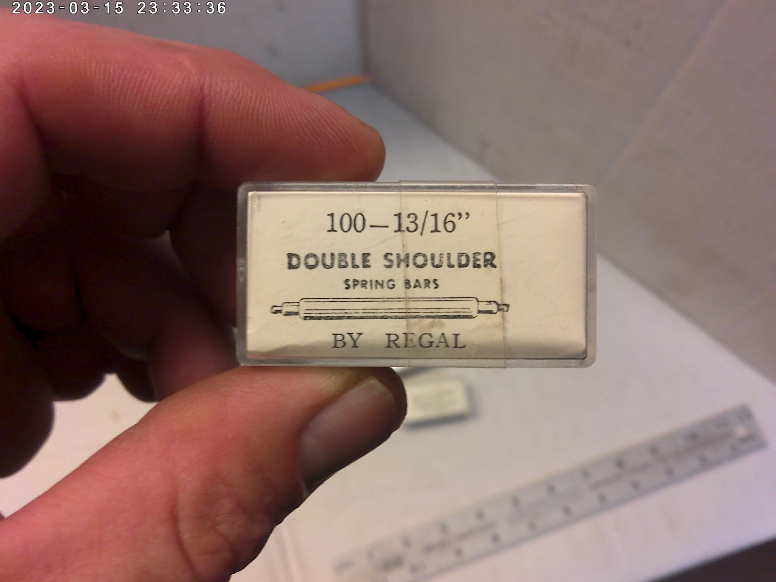 13/16″ double shoulder spring bars for watches(100 pack) REGAL NOS 1980’s