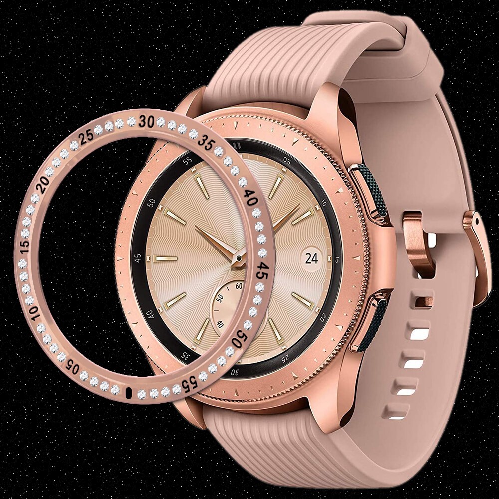 Crystal Bling Diamond Bezel Ring Cover for Samsung Galaxy Watch 42mm SM-R810N US