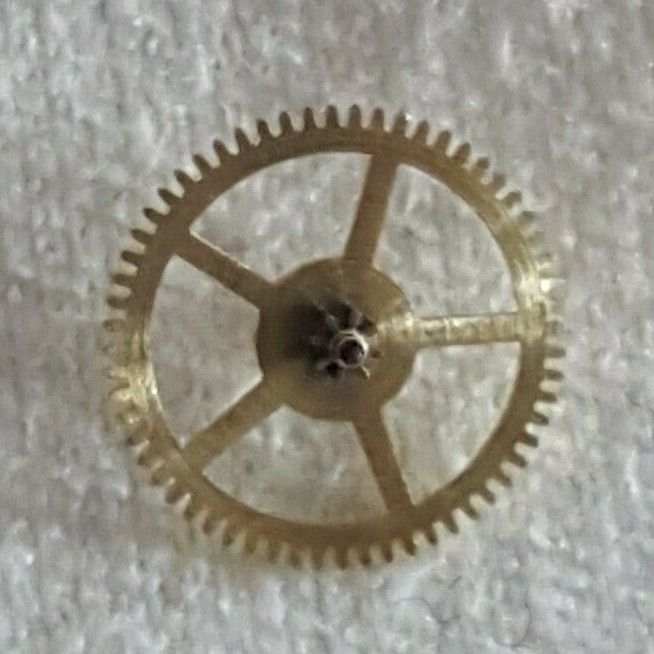 Bulova Caliber 10BCC Part Number 6B (Sweep Second 4th Wheel and Pinion)