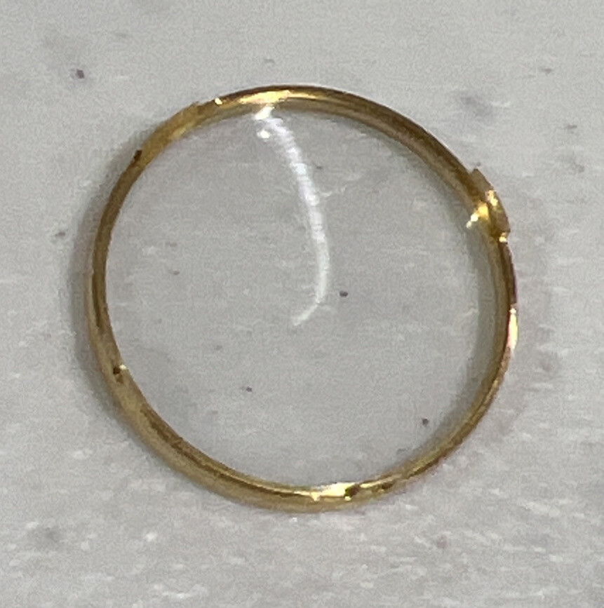 Ebel Beluga Sapphire Crystal With 18K Yellow Gold Rim 19mm Authentic Original