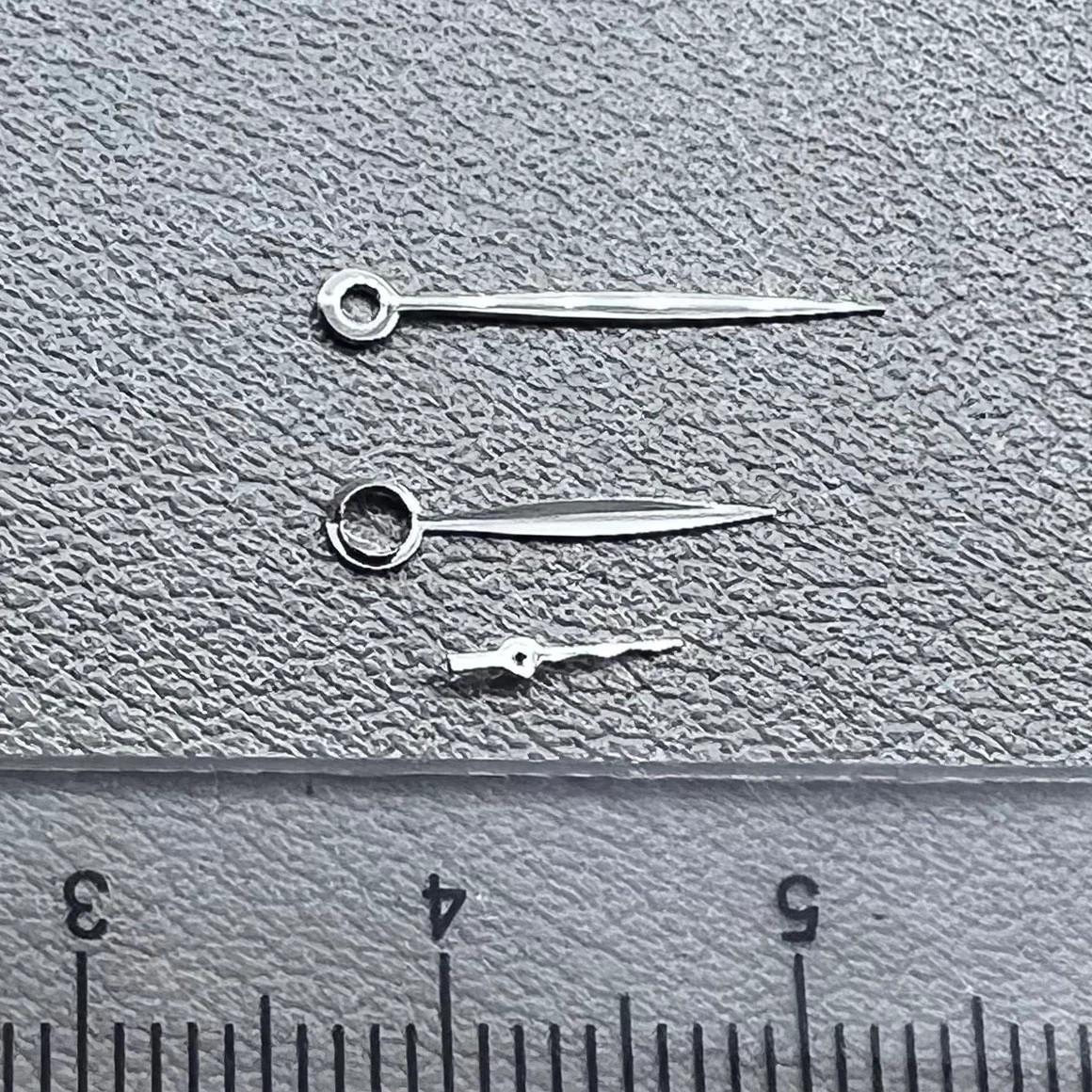 Leaf Shape Silver Willow Watch Hands for Seagull ST3600/ST3621/ETA6497/ETA6498