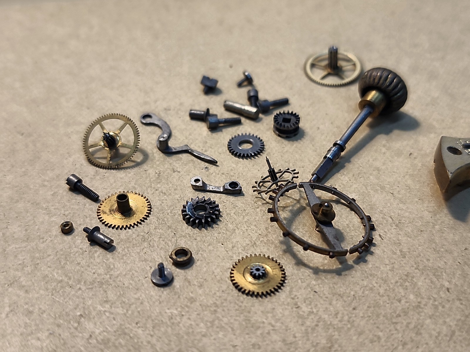 Lot Of Mixed Pocket Watch/Wristwatch Loose Parts