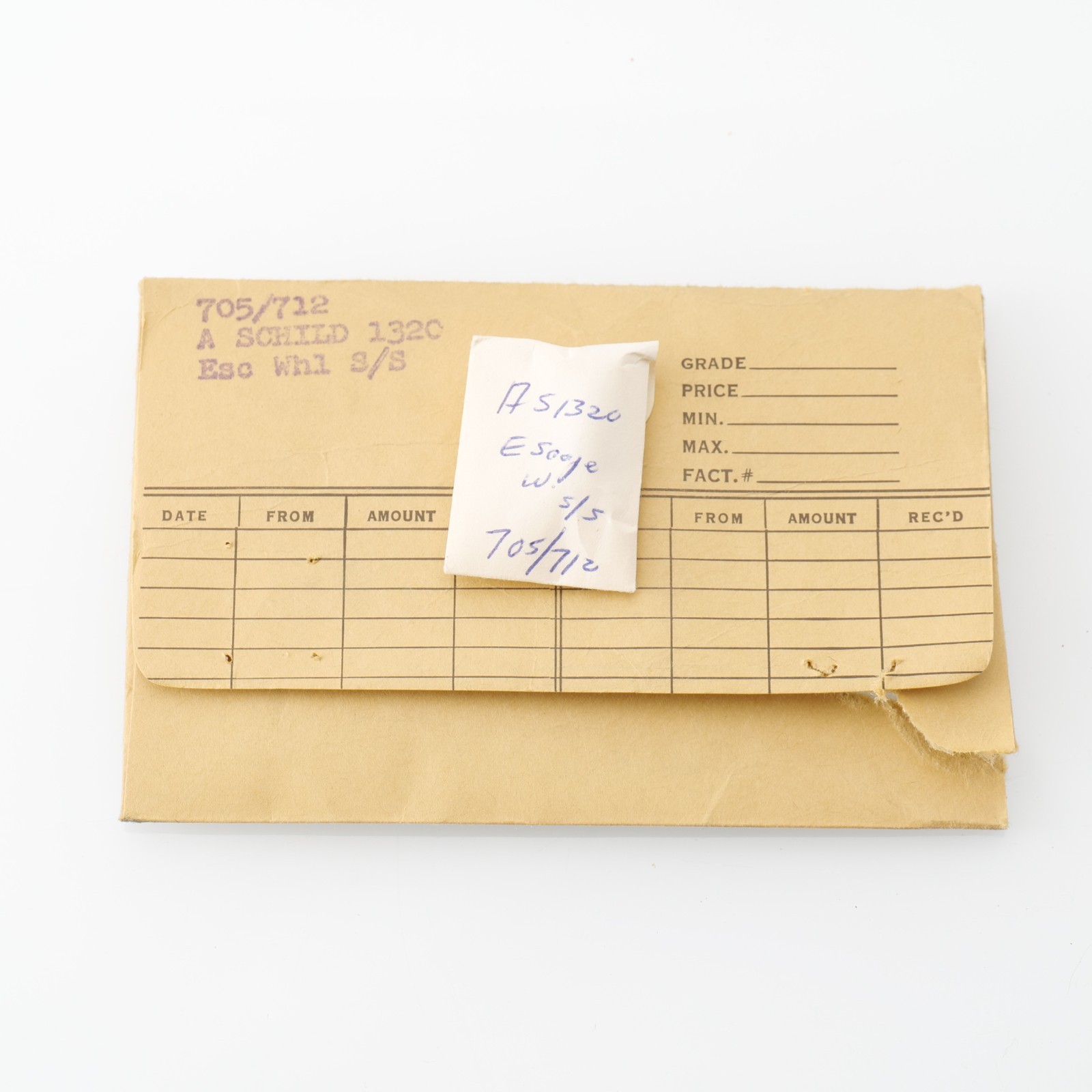 A. Schild- AS 1320 Escape Wheel Watch Part New Old Stock Bestfit 705/712