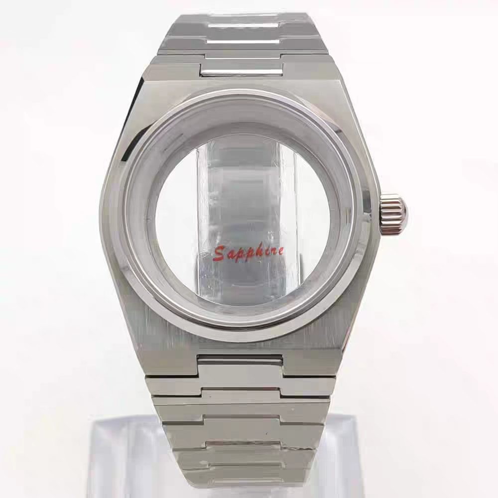 Fit For NH35 NH36 NH38 Sapphire PRX Super Player Men Watch MOD Watch Case 40mm