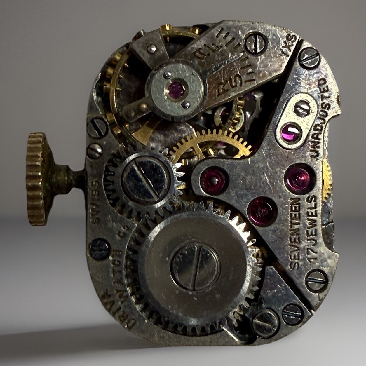 ⌚✨ Vintage DRIVA Swiss Watch Movement (AS 976) — 17 Jewels — Parts/Repair ✨⌚