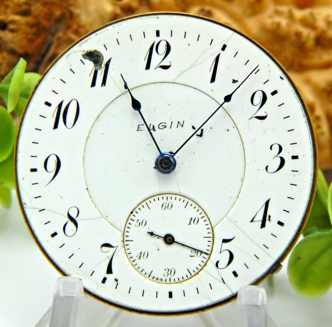 Antique Pocket watch movement Elgin Grade 2 model 3 16S 13 jewel hunting @ 1887
