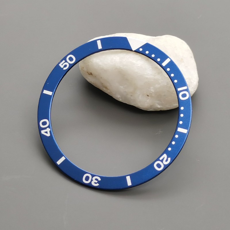 38mm Flat Aluminium Bezel Insert ,for Seiko SKX007 SKX009 SRPD NH35 Watch Mod