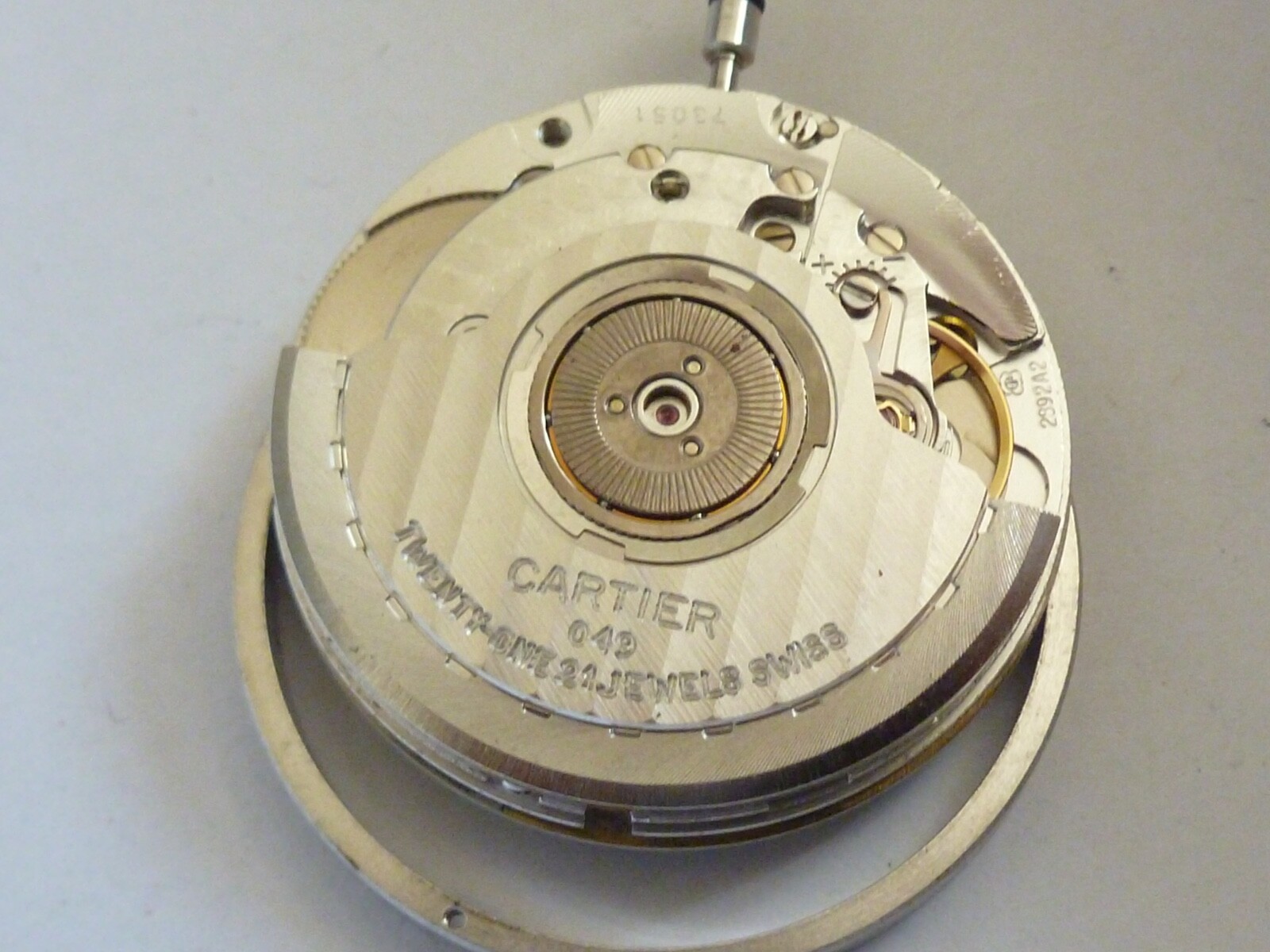 MOVEMENT AND Diamond DIAL CARTIER PASHA Cal. 049 ETA 2892-2 AUTOMATIC 21 jewels