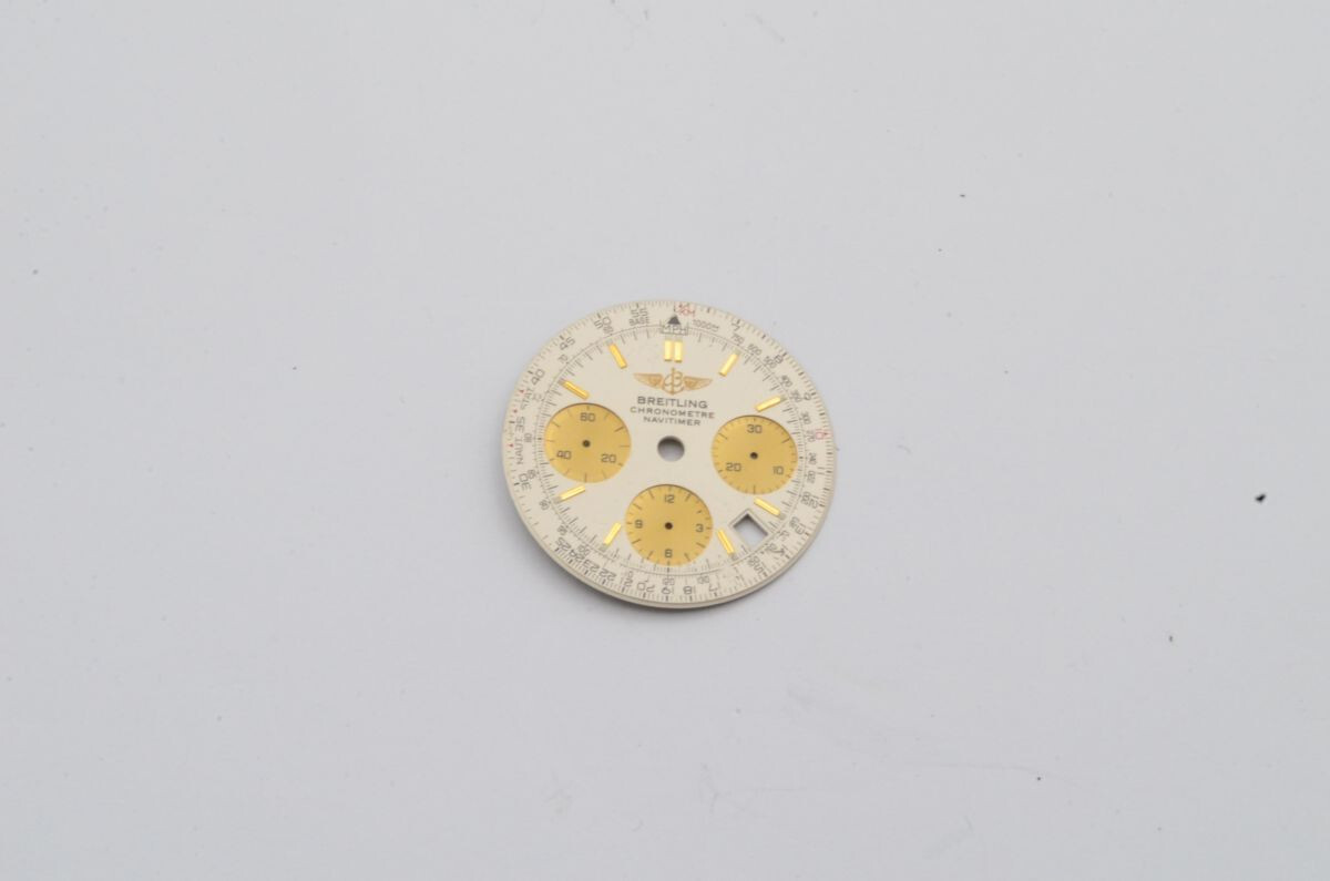 Breitling Zifferblatt Dial Old Navitimer 5 Herren Uhr Schwarz 33Mm