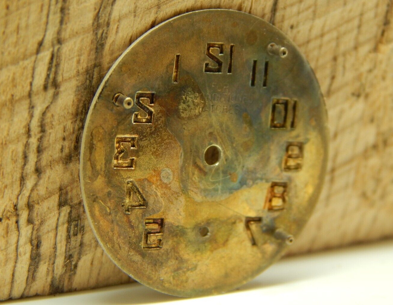 Beautiful Elgin Watch Dial 26.7mm Circa 1920’s or 1930’s NEW OLD STOCK