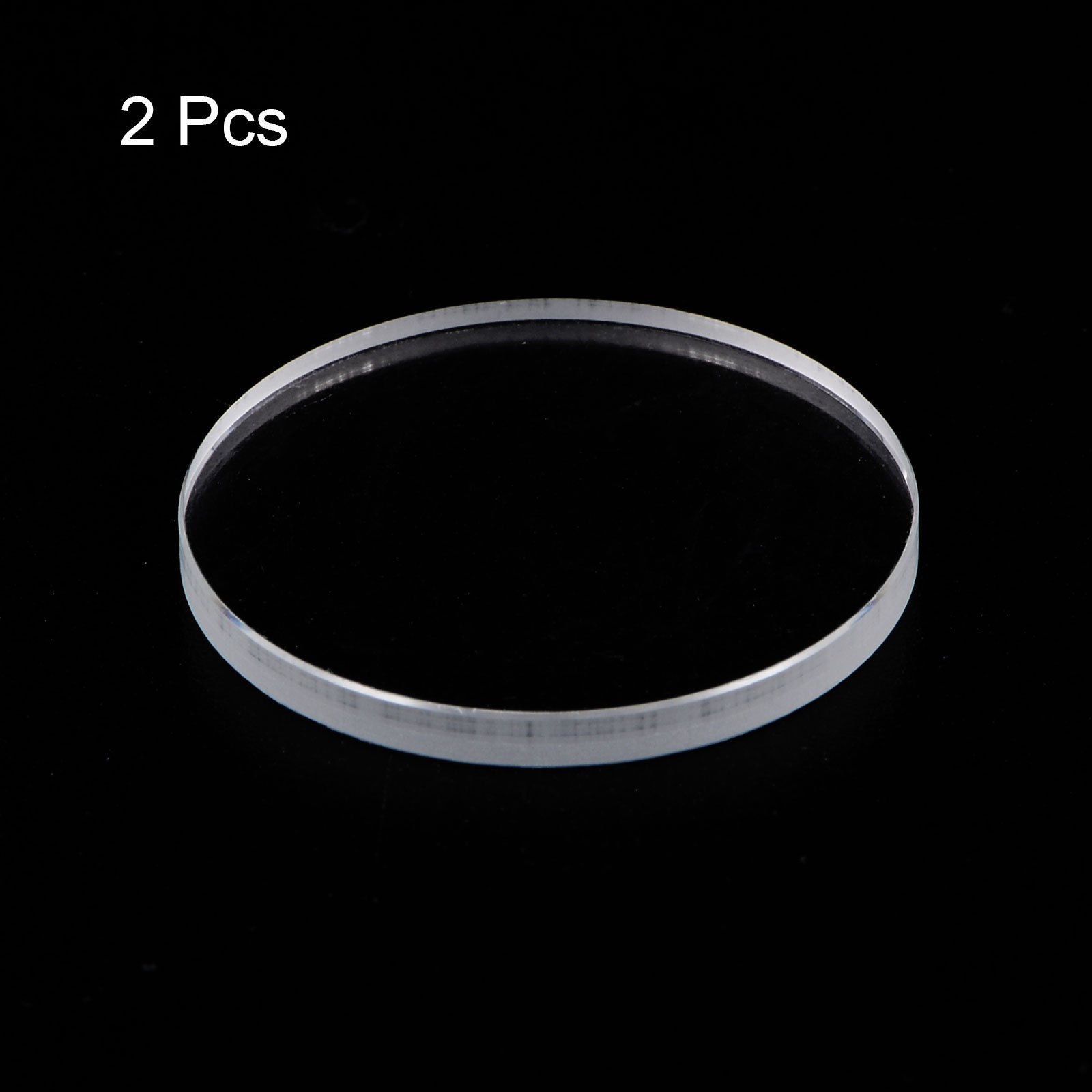 2pcs 31.5mmx3mm High Transmittance Watch Crystal Lens Glass Round Flat Mineral
