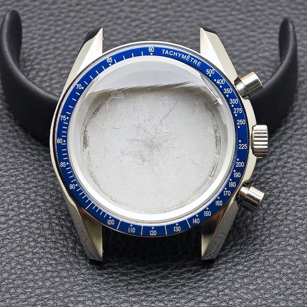 39.7mm Metal Watch Case Fit VK63 Movement Men Watch Parts for 20mm Strap
