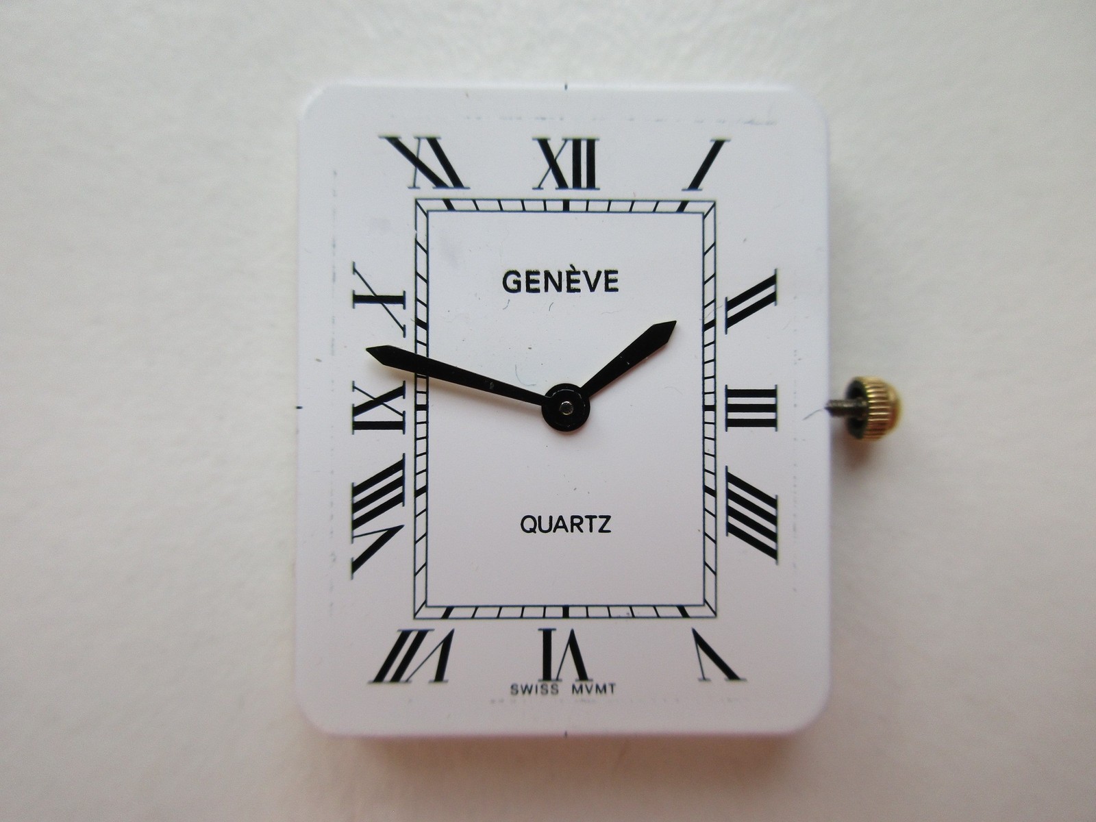 ETA cal. 280.002 Swiss quartz watch movement & dial – running