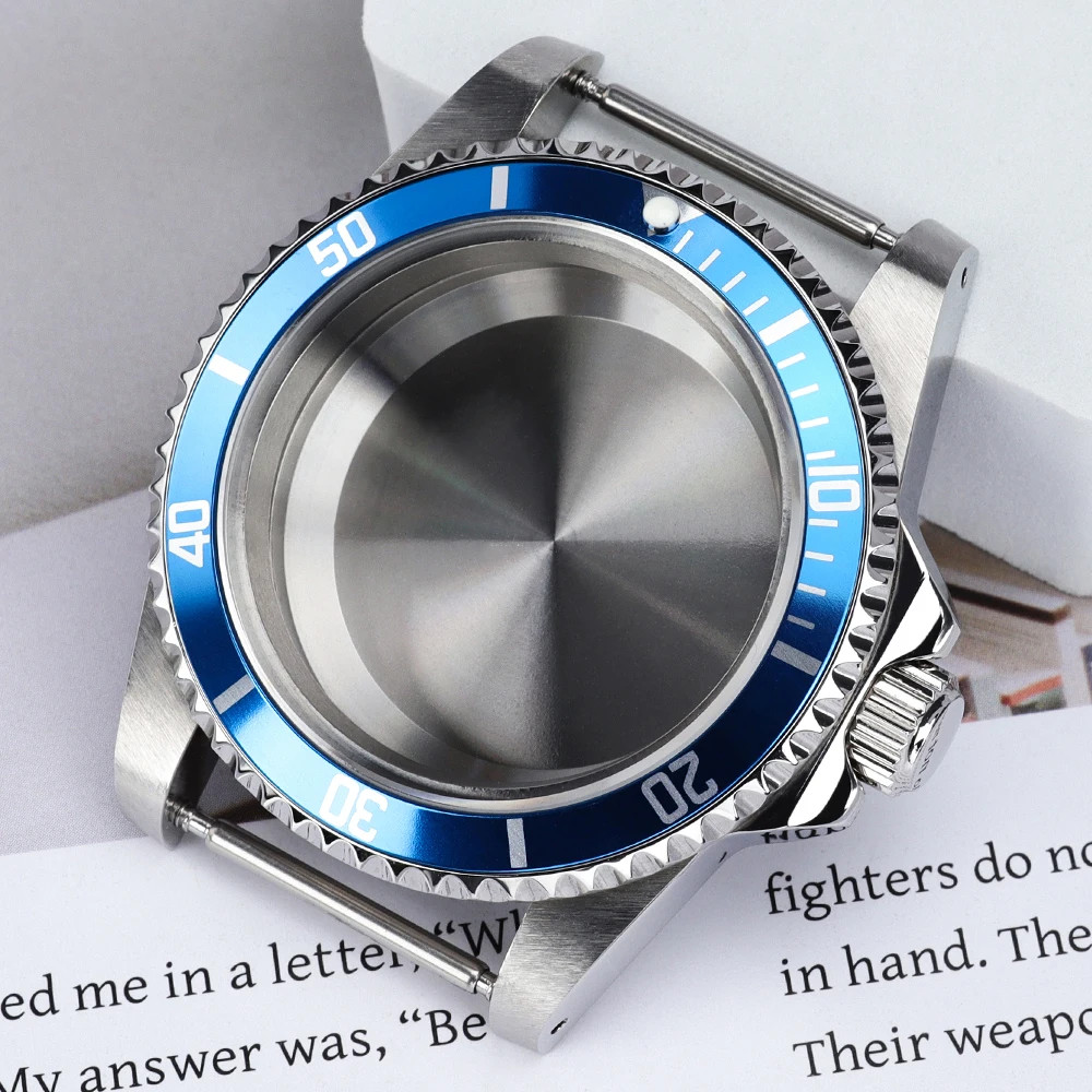 High Quality 38MM Watch Case Sapphire Glass for Retro Submariner NH35 NH36 NH34