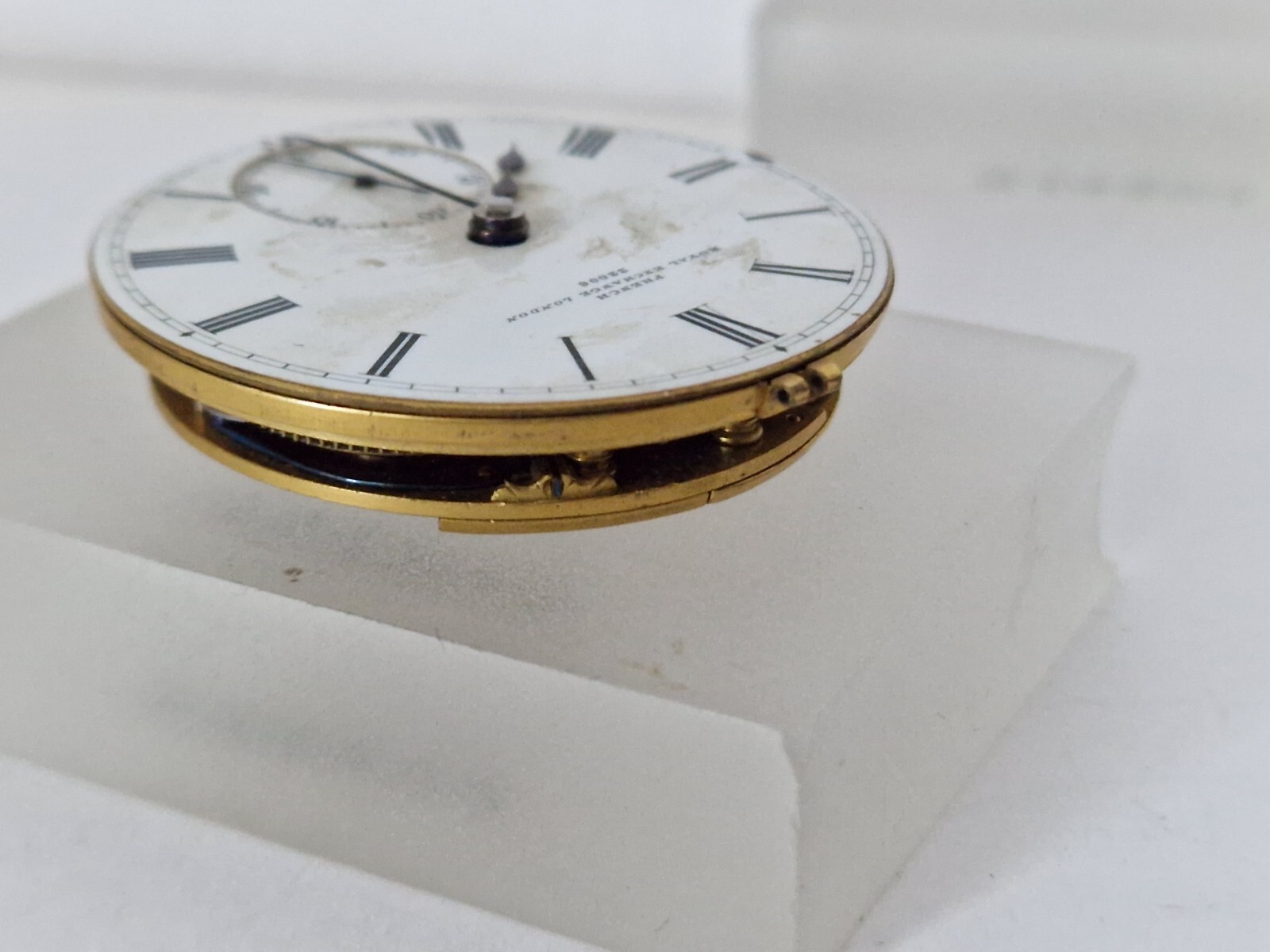 French Royal Exchange London 22006 Key Wind-Pocket Watch Movement