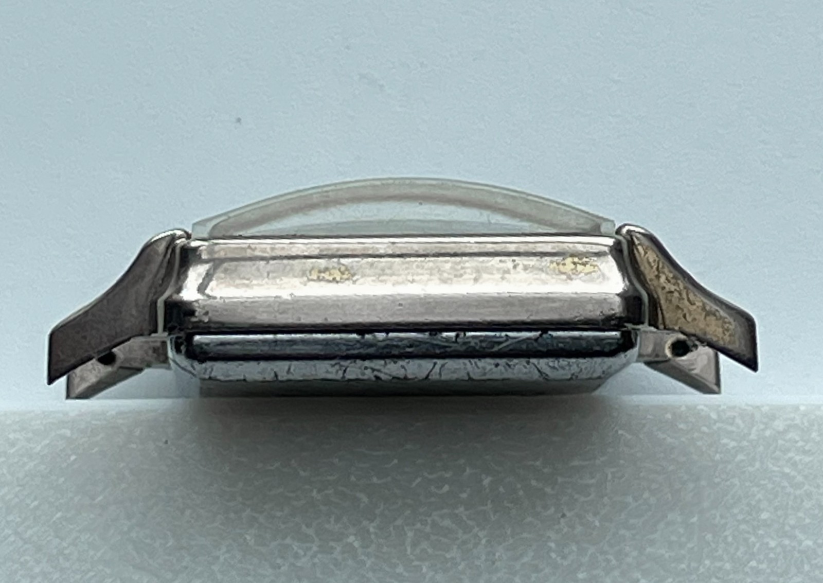 HELSA Watch Factory Square Case 238 A Replacement Repair Part Silver Vintage