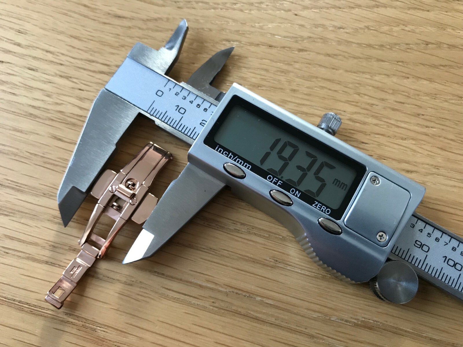 For EMPORIO ARMANI AR1401 AR1411 Steel Silver 18mm Clasp Buckle Watch Strap Band