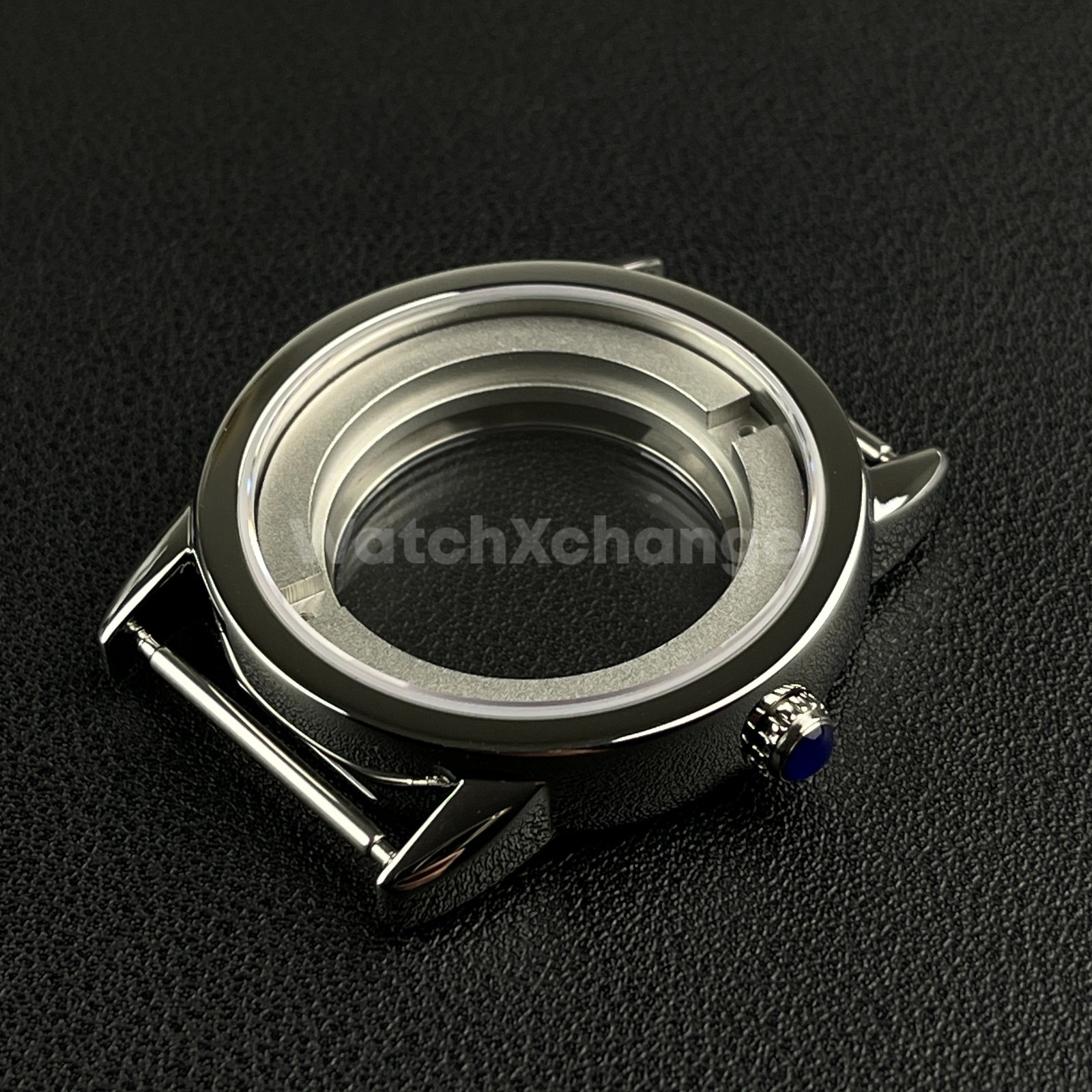 Sapphire Crystal 42mm Stainless Steel Watch Case For ETA 2824 PT5000 Movement