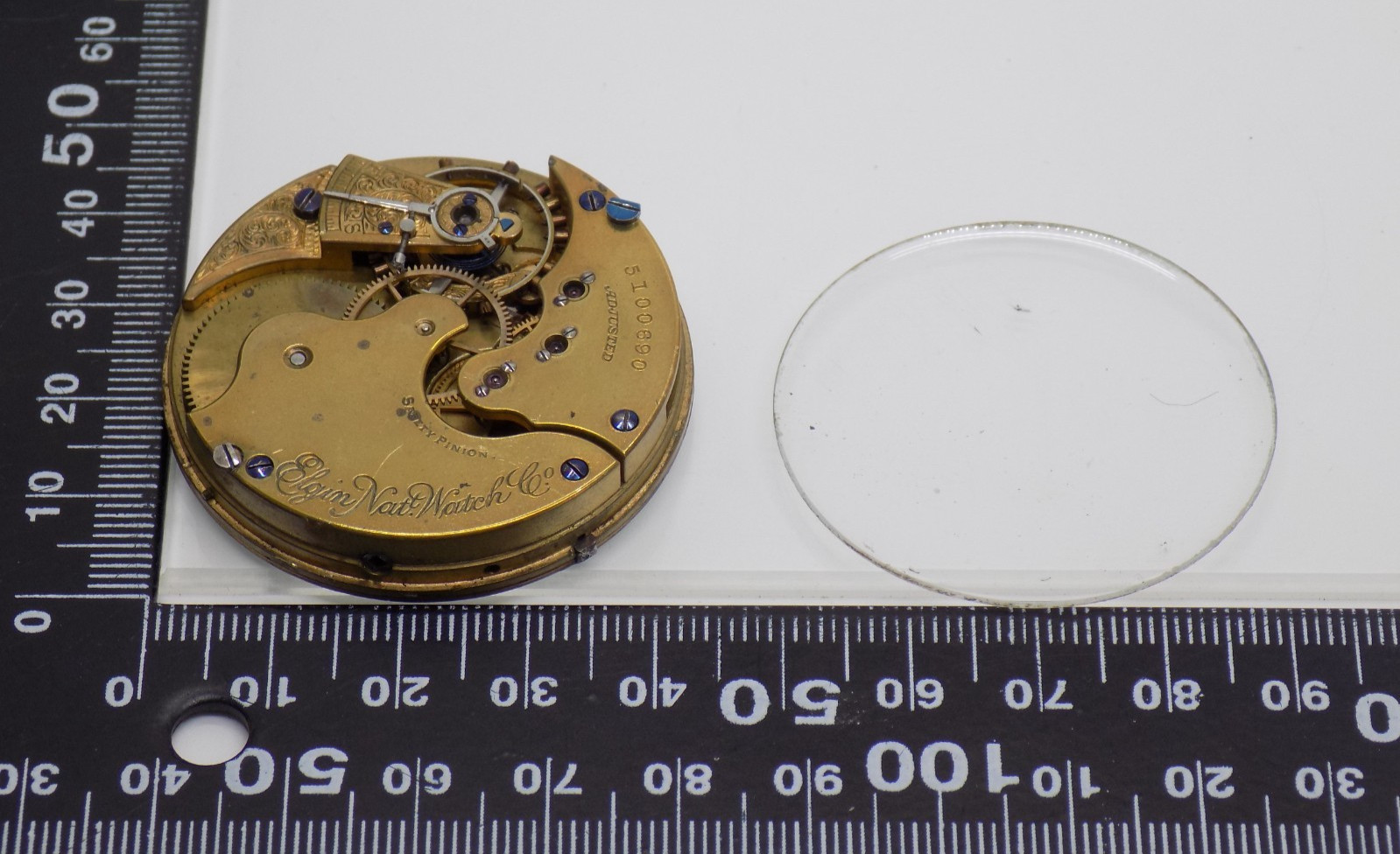 1894 Elgin National Watch Co. Grade 3 Model 3 16S 15J Pocket Watch Movement