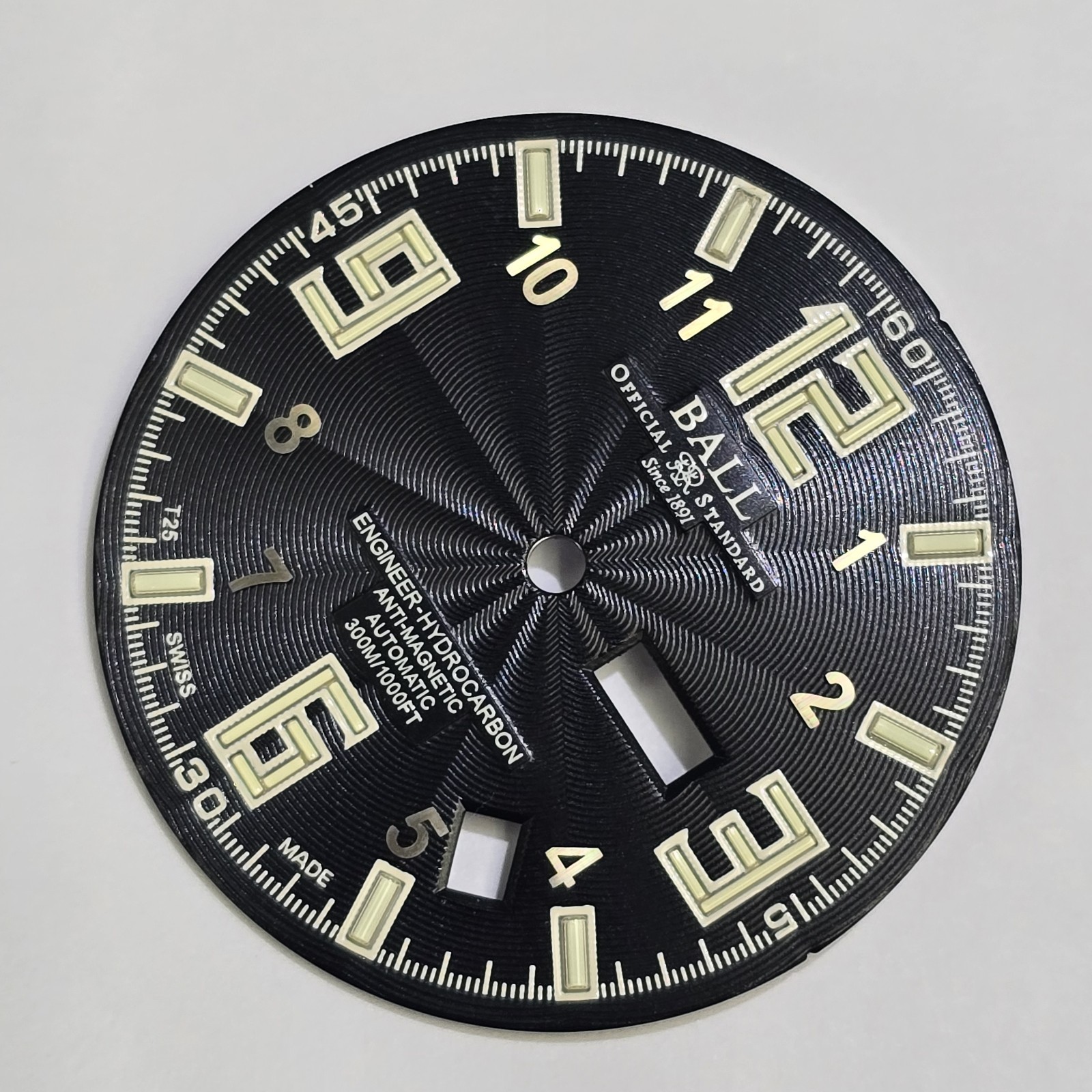 BALL HYDROCARBON ENGINEER DM1036A MAD COW BLACK DIAL 31 MM (NOS & GENUINE)