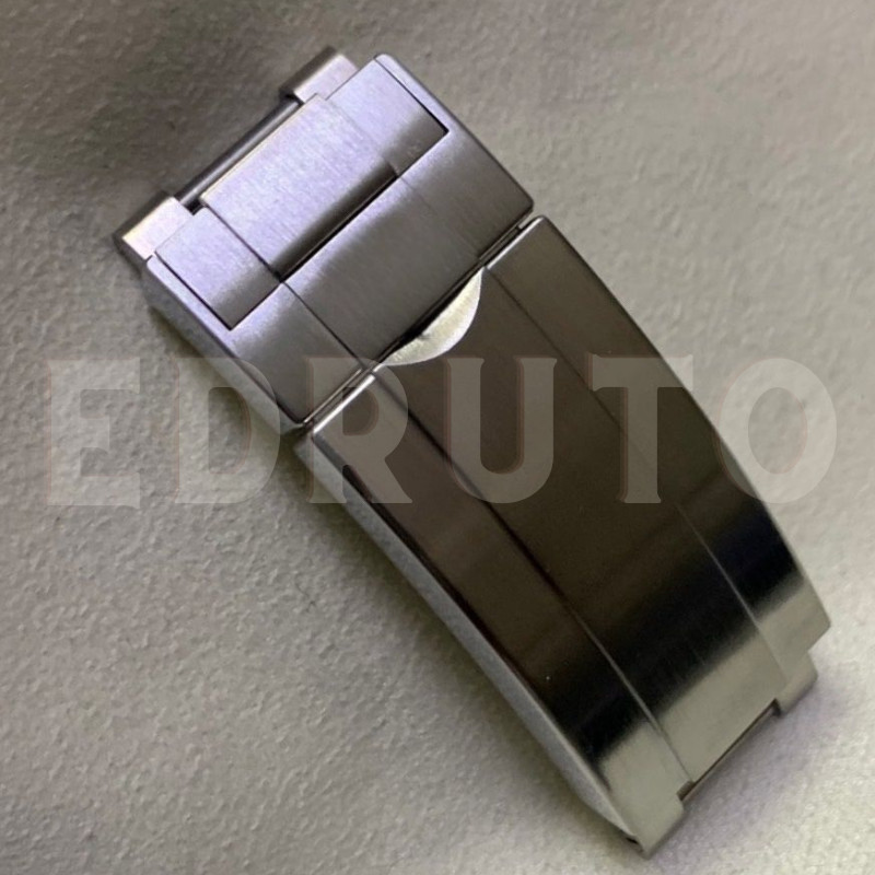 Fit for Rolex Submariner 41mm 126610 SS Glide Slider Lock Folding Buckle 904L