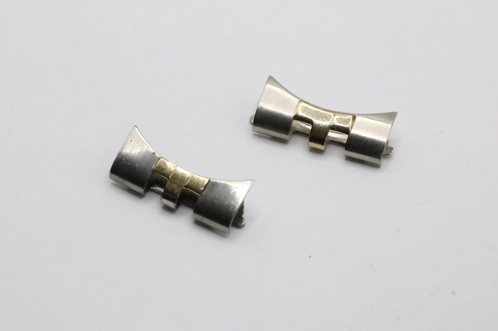 Authentic Rolex 20mm End Links 14k Yellow Gold & Stainless Steel #107