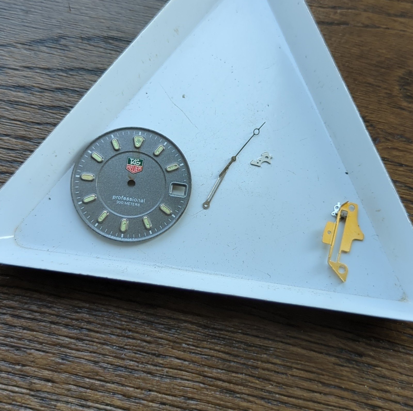 Tag Heuer Professional 200m Watch Dial, Used & Other Parts (BL8)