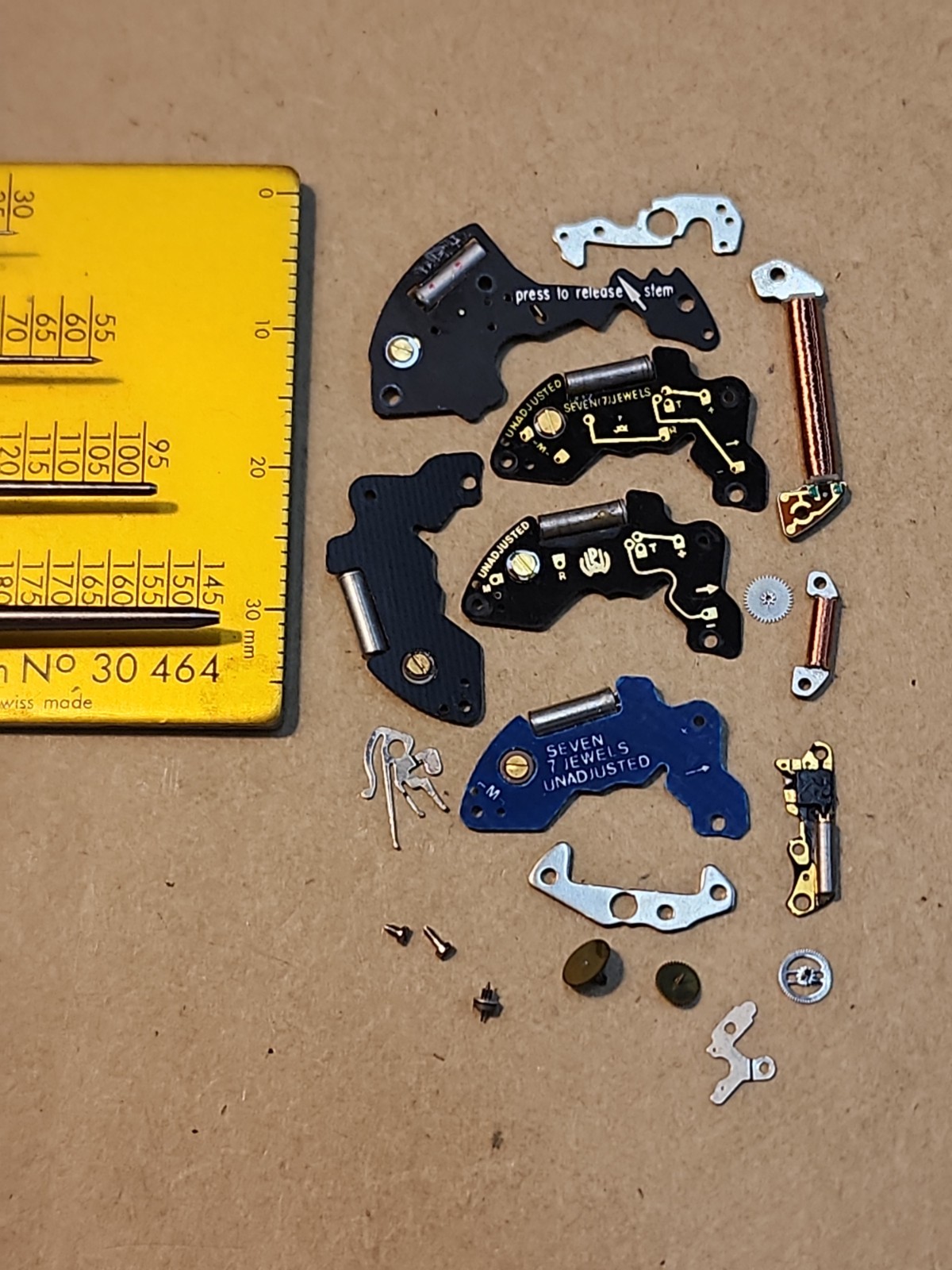 Lot Of Mixed NOS Circuits Coils Quartz Watch Movement Parts Repairs Spares