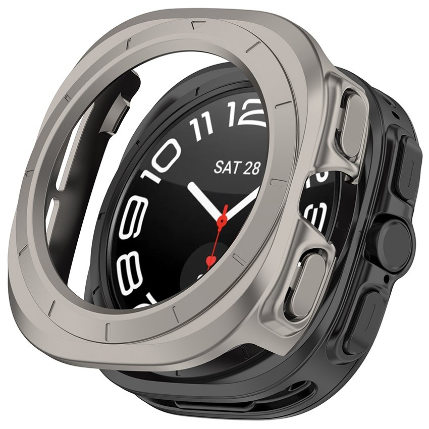 Semi-enclosed Openwork PC Protective Watch Case for Samsung Galaxy Watch Ultra