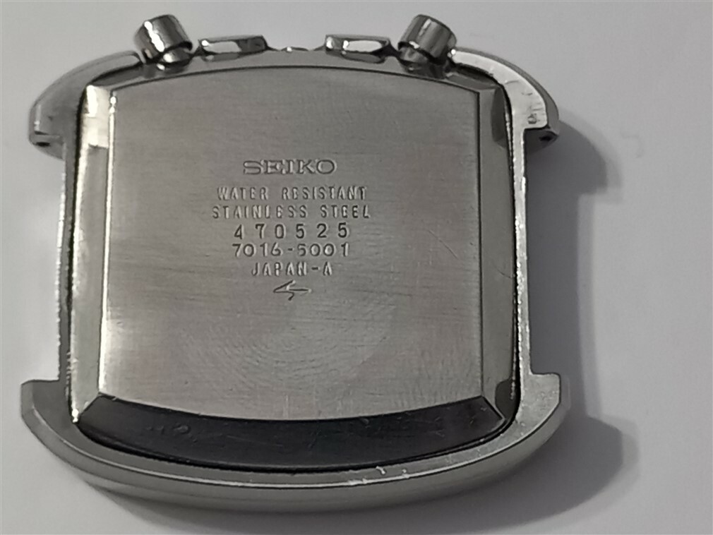 FOR PARTS S.STEEL SEIKO MONACO 7016-5001 CASE