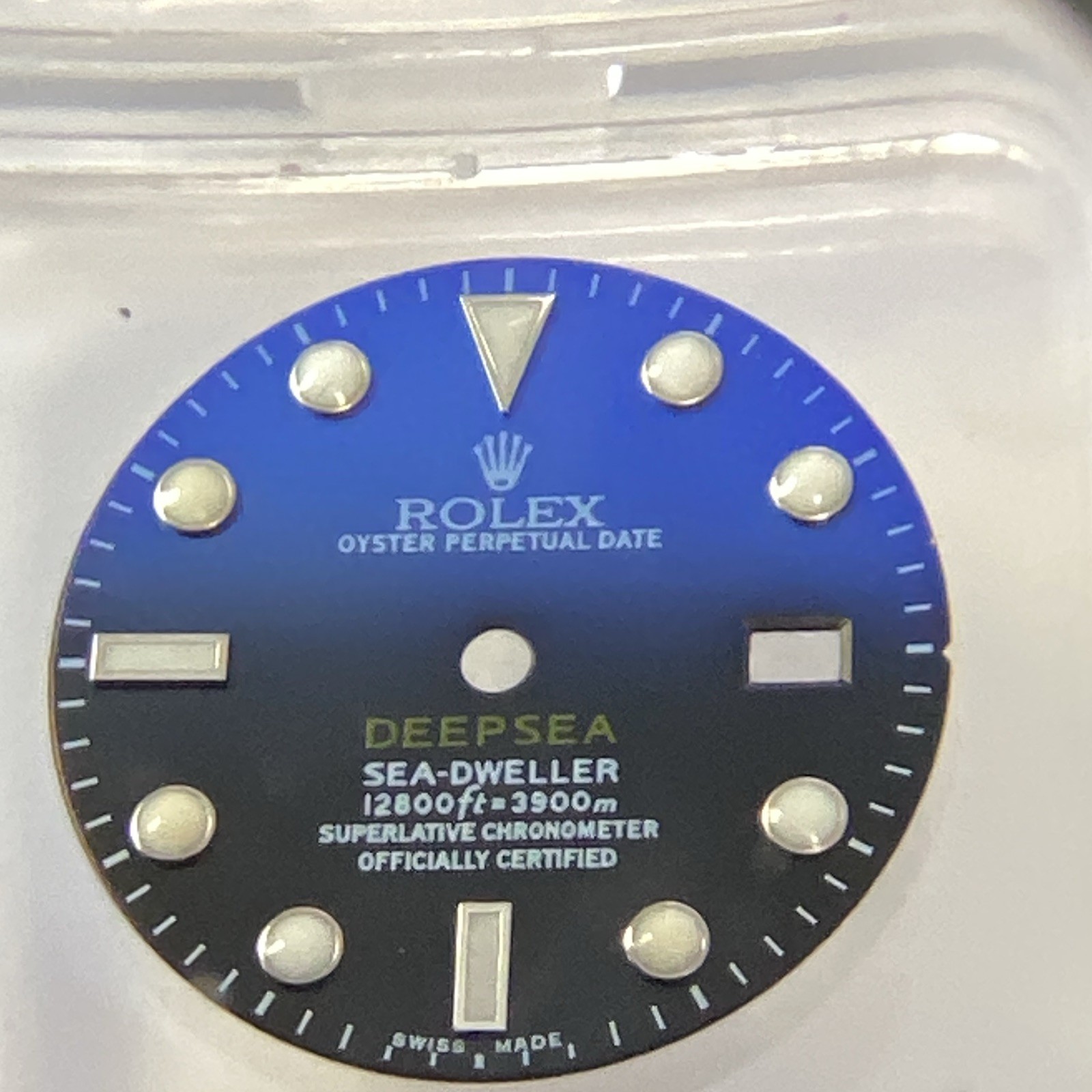Rolex Deepsea Sea-Dweller blue/black dial, aftermarket