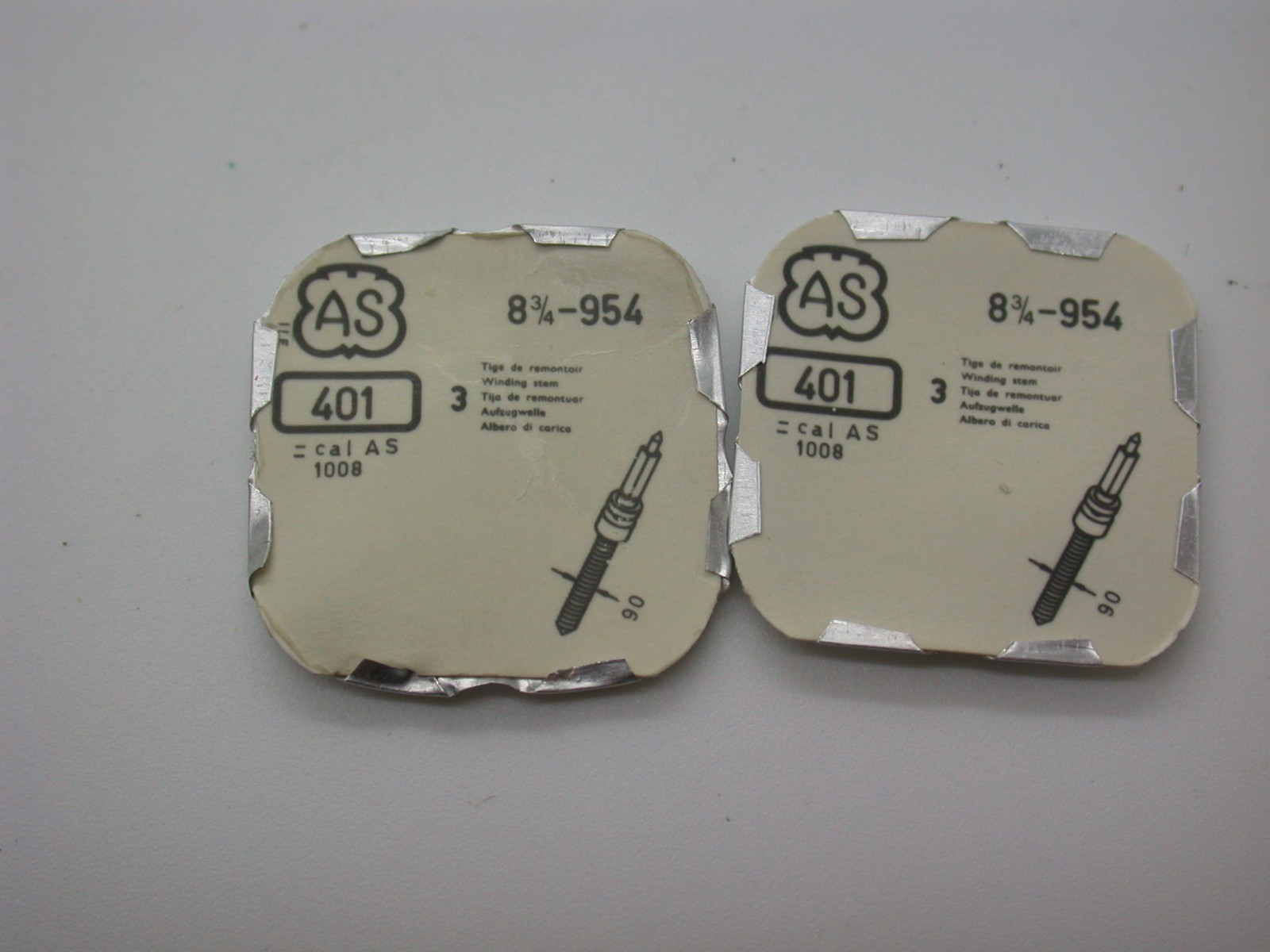 AS (A Schild) Winding Stem Part #401 Calibre 954 – 1736 Watch Repair Part New