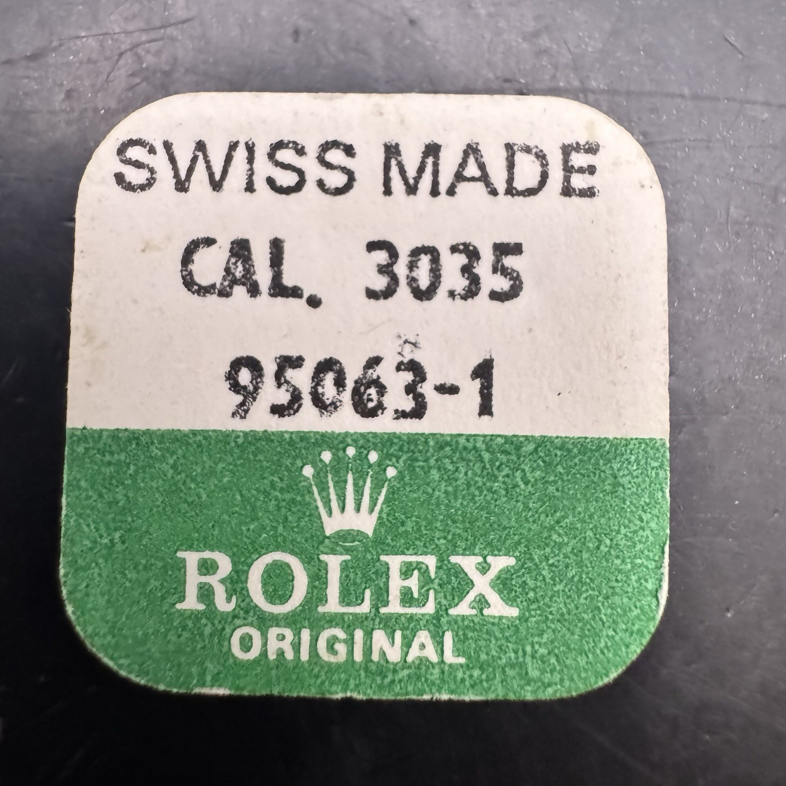 Genuine Rolex Original Part 95063-1 Lower Rotor Jewel Assembly Cal. 3035 NOS