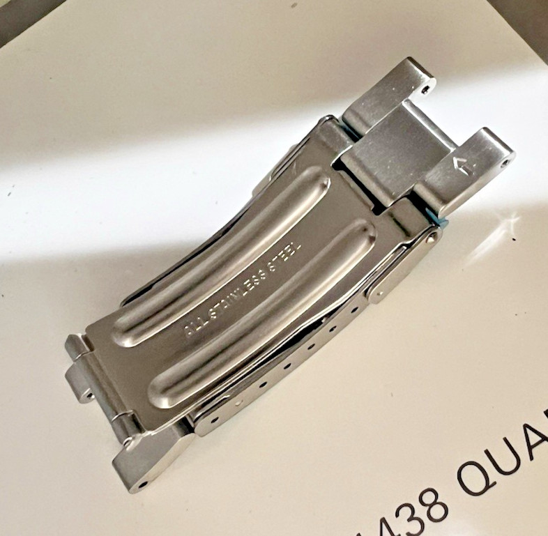 Swiss Army Watch OFFICERS RATCHET BRACELET CLASP 16MM OUTER /8MM S/S SWISS MADE