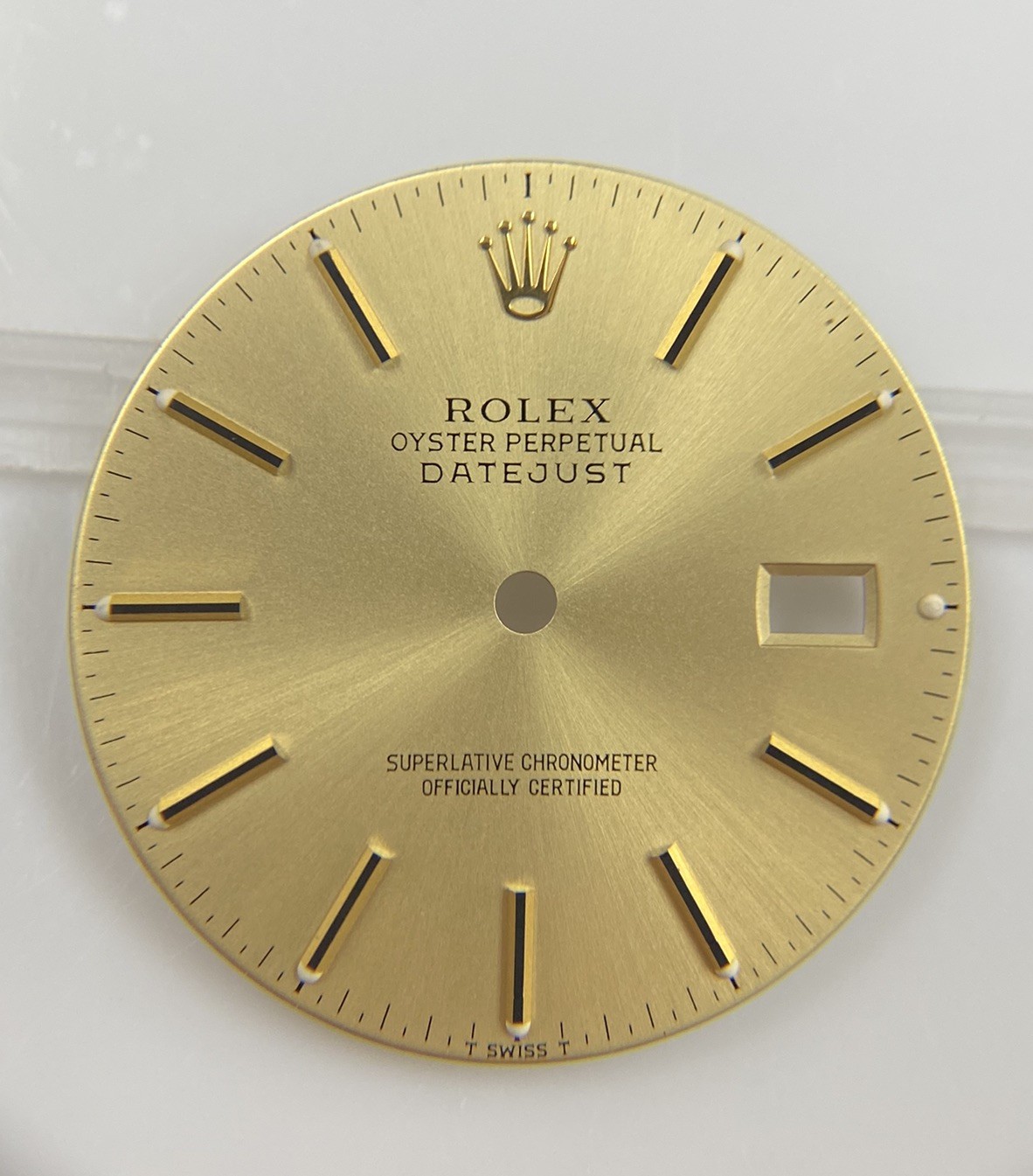 Genuine Rolex Datejust 36mm 16013 16233 Cal 3035/3135 Champagne Gold Dial