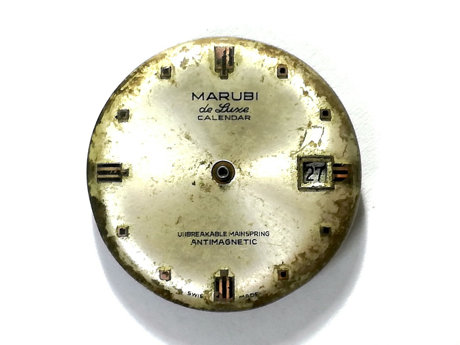 EB 8800 Movement Incomplete For Spare Parts MARUBI Watch