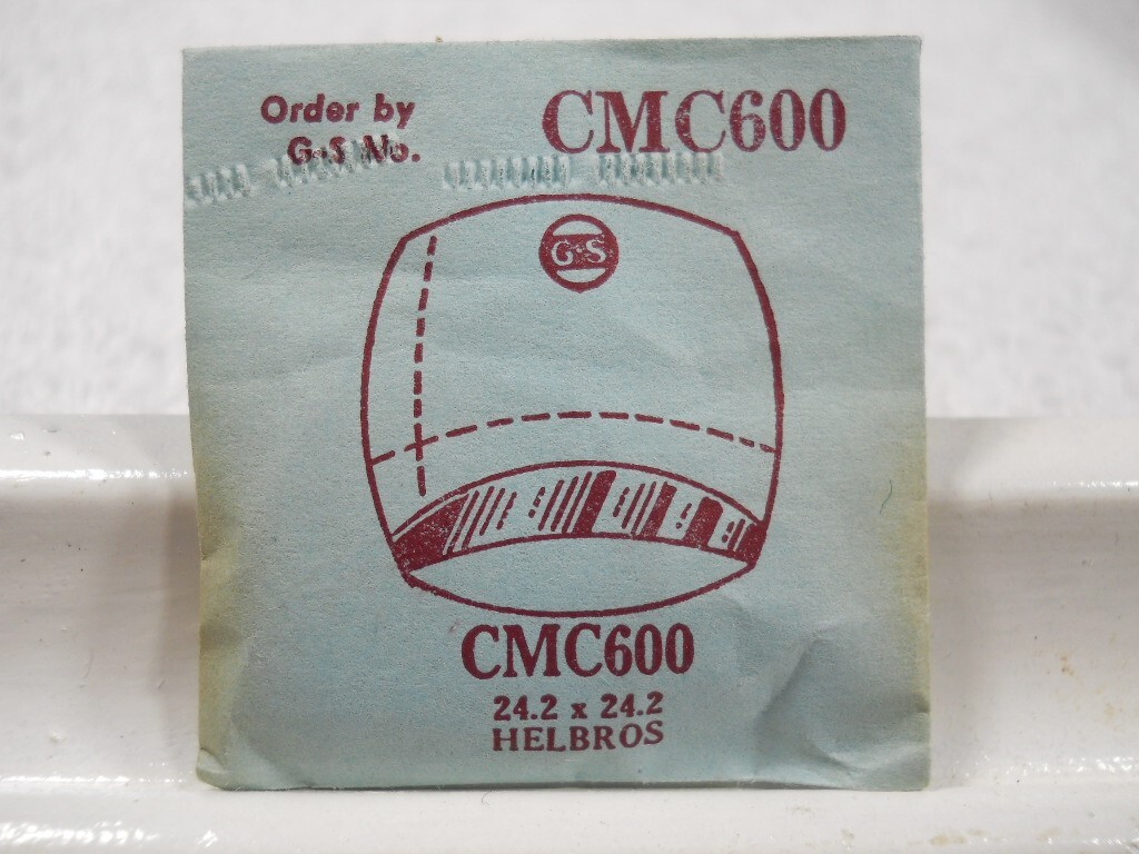 GS CMC600 Watch Crystal Fit Helbros – 24.2 x 242 mm – Replacement / Repair Part