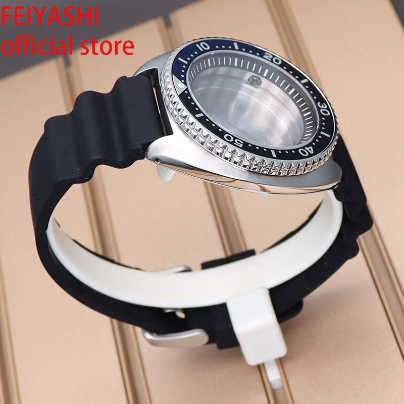 45mm Men’s Watch Case Strap Seiko Skx007 Skx009 Mod For Nh35 NH36 NH38 Movement