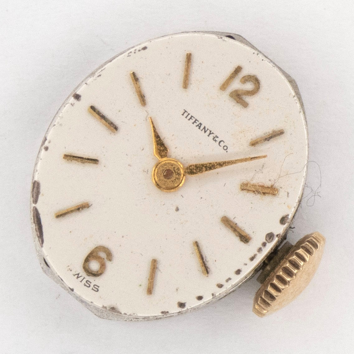 Vintage Tiffany & Co. 12.9 x 15.2 x 4.7 mm Wristwatch Movement