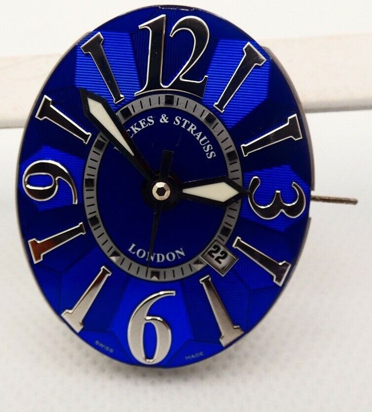 franck muller movement Automatic Blue bis dail GENUINE 100% working 1A