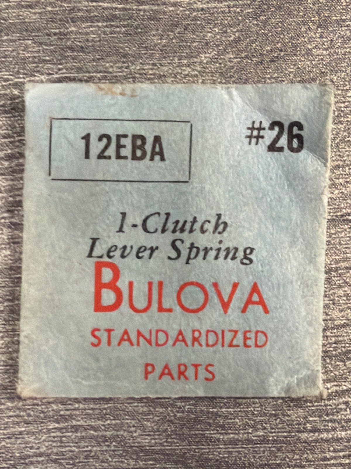 Bulova #26 Clutch Lever Spring NOS – Various Calibers – Factory Sealed