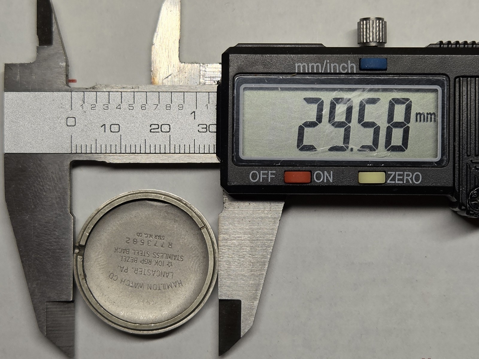 Hamilton Watch Case Back – Star Watch Case Co – 10K RGP Stainless Steel