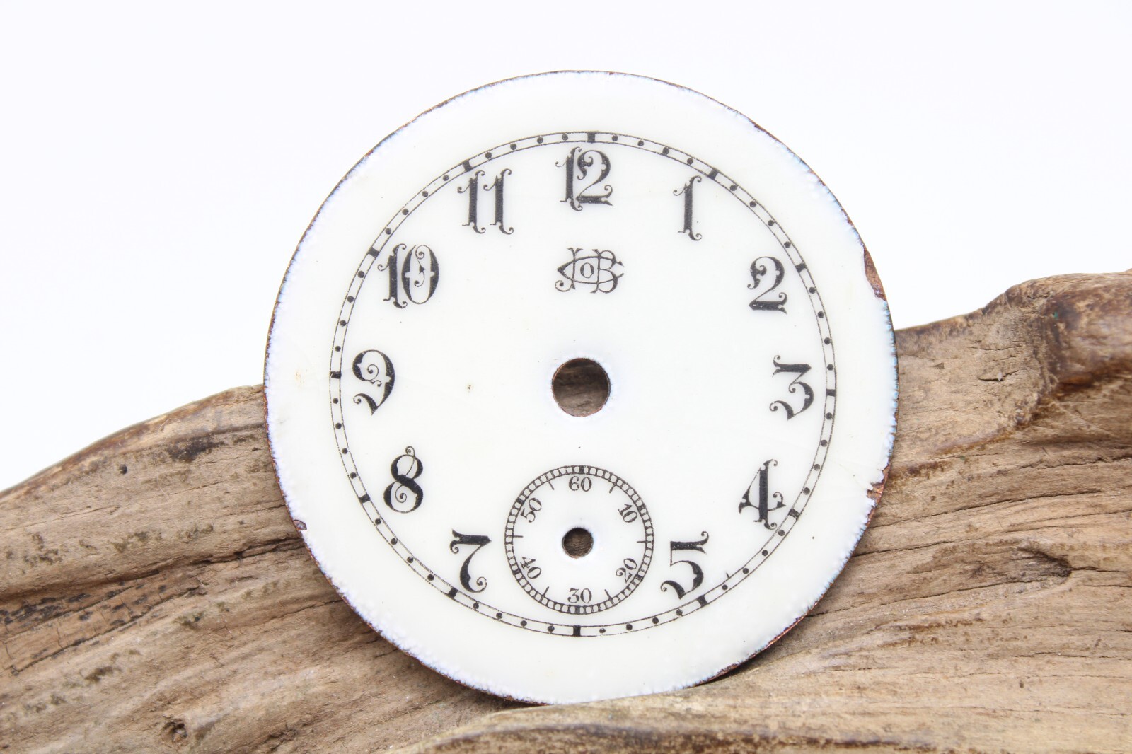 JB Co. PORCELAIN POCKET WATCH DIAL BREGUET NUMERAL INDICES 51.5mm (QB)
