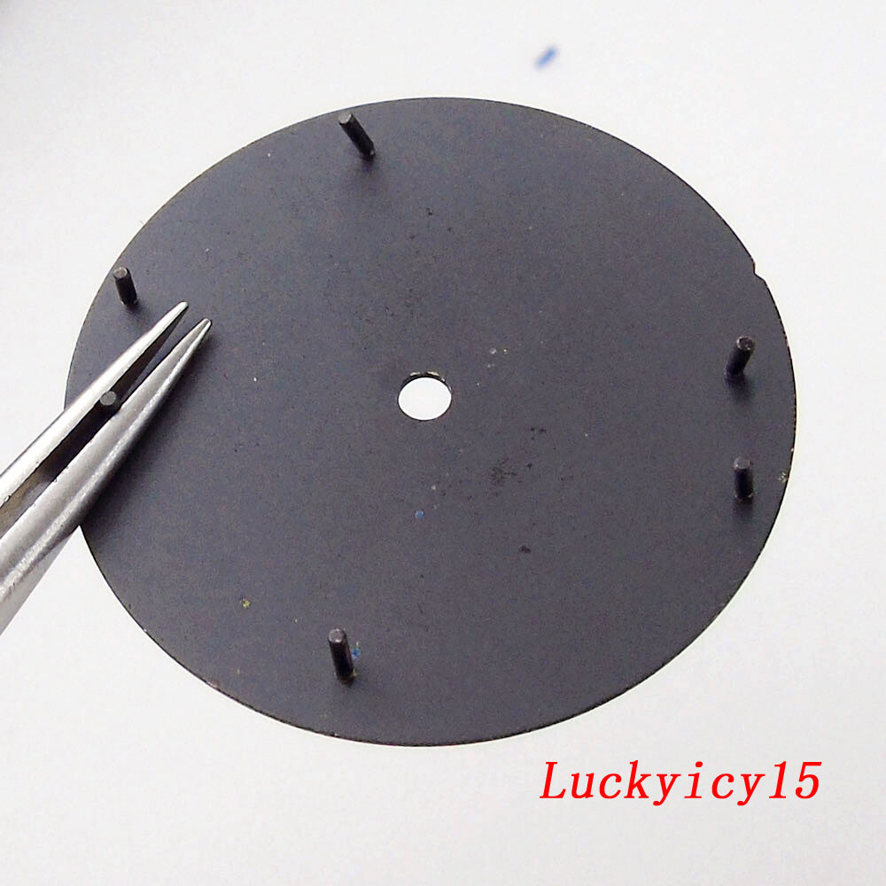 MOD New 29mm Sunburst Red Arabic Numerals Watch Dial For NH35 NH36 NH38 Movement